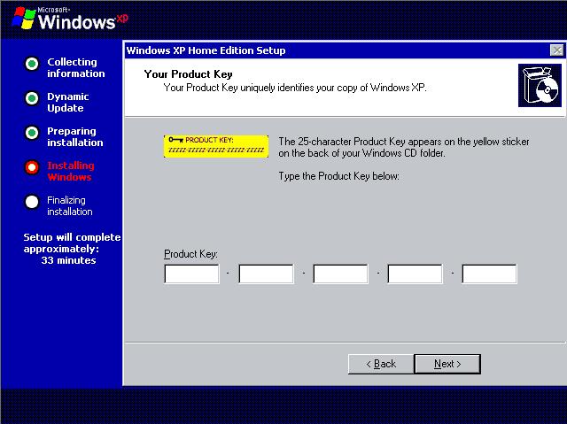 Add Serial Key For Windows Xp